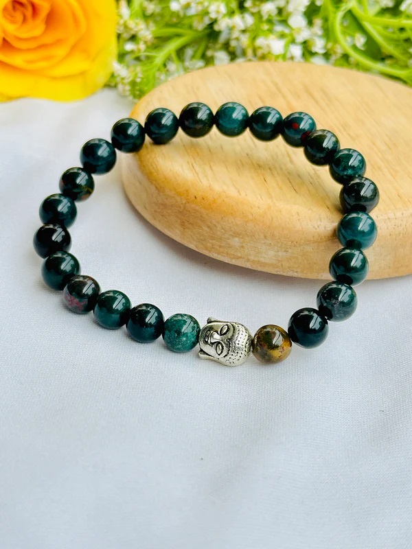 Relief Body Pain (Arthritis Pain) and Improve Immune System Bracelet (Blood Stone)